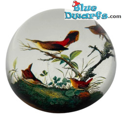 Presse-papiers Rond Wren - Collection d'Art John James Audubon - Parastone - 8 x 3,5 cm
