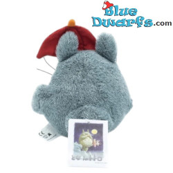 Peluche de Totoro con paraguas rojo - Mi vecino Totoro – Studio Ghibli – 15 cm