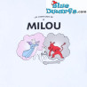 Camiseta blanca Milú Ángel y Diablo - Les Aventures de Milou - 100% algodón - Tintinimaginatio
