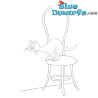 Surprise! - Figurine Chat Dubout - Parastone - 8 cm