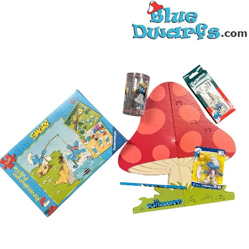 Smurfen set - Verjaardagsidee / smurfenbundel - Ontvang wat je ziet...