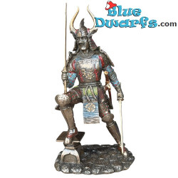 Samurai-Krieger in Rüstung - Sammlung Kampf-Samurai-Statuen - Bronze Art - Parastone - 25 cm