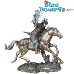 Samoerai Strijder te Paard - Samurai in Gevecht Beelden Collectie - Bronze Art - Parastone - 25 cm