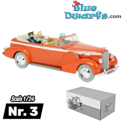 New-Delhi-Taxi Cadillac V8 – Tim in Tibet – Tim Auto – Maßstab 1:24 – Nr. 3 – Tintinimaginatio