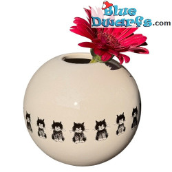 Vase sphérique Dubout – Chats en L’alignement – Chat Dubout – Parastone – 11 cm