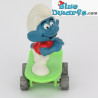 40204: Puffo con skateboard (Super puffo)