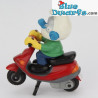 40253: Pitufo con scooter rojo (Super pitufo/ MIB)