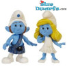 Schtroumpf Téméraire et schtroumpfette *Jakks Pacific* (+/- 7cm)