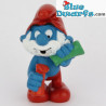 20164: Grote smurf met Reageerbuisjes matte variant (groen/rood)
