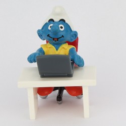 40263: Smurf met laptop (Supersmurf/MIB)