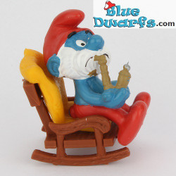 40228: Papa Smurf in Rocking chair *MINT IN BOX/ NEW STYLE*