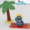 40262: Vakantie Smurfin met palmboom (Supersmurf)