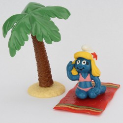 40262: Vakantie Smurfin met palmboom (Supersmurf)
