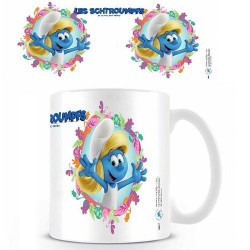 Smurfette and papa smurf mug (23,7 cl)