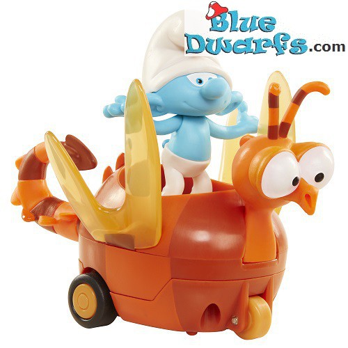 Clumsy smurf and Spitfire (Smurfs 3: The lost village) *Jakks Pacific *