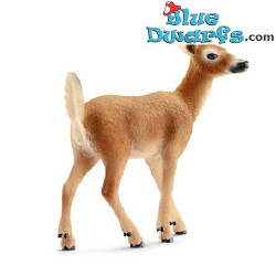Schleich Wildlife: White Tailed doe  (14710,  +/-8 x 3,5 x 8 cm )