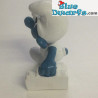 20054: Verpleger Smurf met WITTE KOFFER