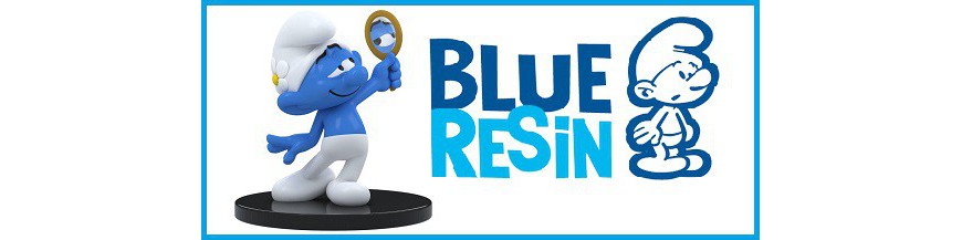 Blue Resin Smurf statues