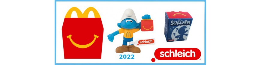 Mc Donalds Schlümpfe  2022 - Schleich Happy Meal