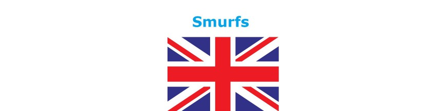 English smurf books and comics