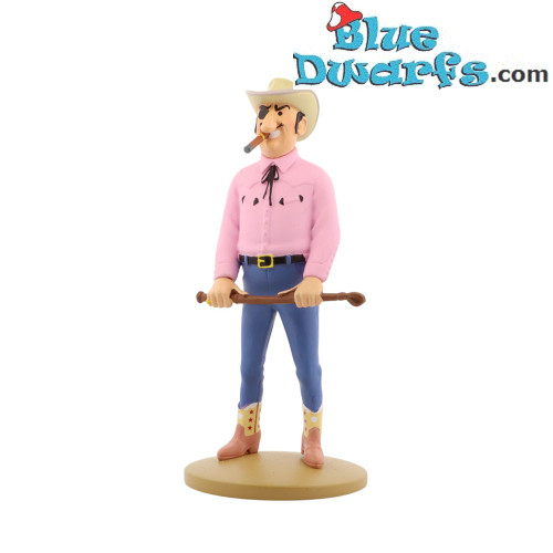 Rastapopoulos e frusta - Statuetta Resina - Tintin - Nr. 42202 - 12cm