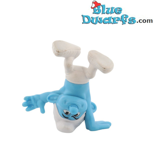 Hefti Schlumpf im Handstand - Plastikfigur - McDonald’s Happy Meal (2013) - 8 cm