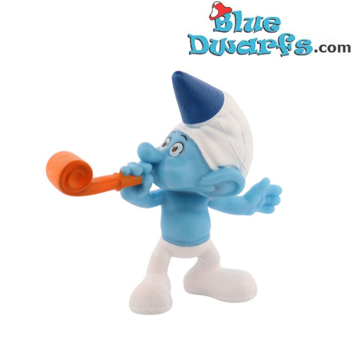 Party planner smurf - Plastic figure - McDonald’s Happy Meal (2013) - 8 cm