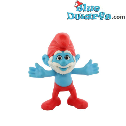 Papa smurf - Plastic figure - McDonald’s Happy Meal (2013) - 8 cm