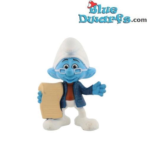 Vertelsmurf - Plastic figuur - McDonald’s Happy Meal (2013) - 8 cm