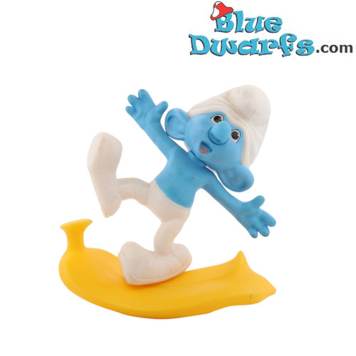 Schtroumpf maladroit qui glisse - Figurine en plastique - McDonald’s Happy Meal (2013) - 8 cm
