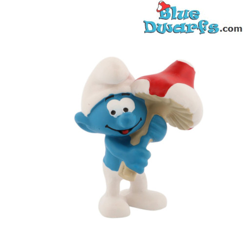 20819: Smurf with mushroom (2020) - Schleich - 5,5cm