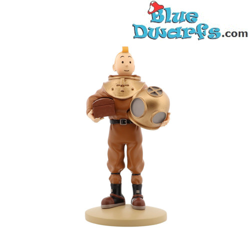 Tintin in a diving suit - Tintin resin figurines collection - Nr. 42229 - 12cm