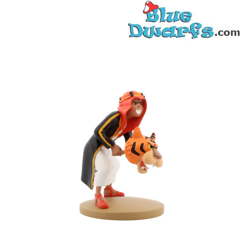 Abdallah con tigre - Statuetta Resina - Tintin - Nr. 42250 - 12cm