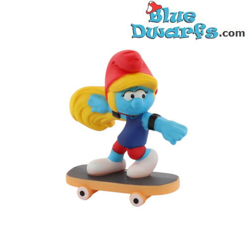 Smurfette with Skateboard - McDonald's Happy Meal - Schleich - 2024 - 5.5cm