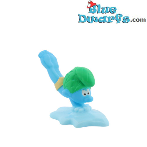 Wild Smurf diving/swimming - Mc Donalds Happy Meal - Schleich - 2024 - 5,5cm