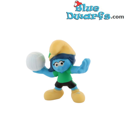 Pitufina Tormenta juega al balonmano - McDonald's Happy Meal - Schleich - 2024 - 5,5cm