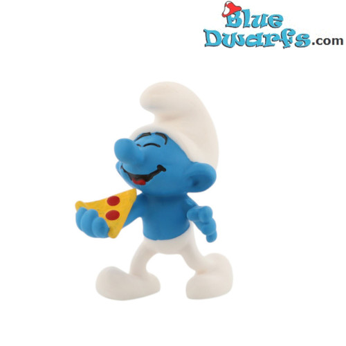 20849: Puffo con pizza (2025) - Schleich - 5,5cm