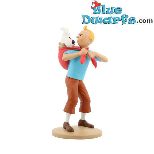 Tintin va a prendere Milù – Collezione di Figure in Resina di Tintin – N. 42194 – 13 cm