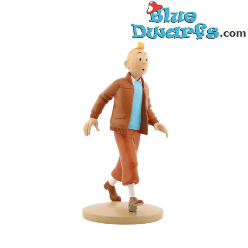 Tintin avec sa veste d'aviateur - Tintin - Figurine Résine - Nr. 42261 - 13cm