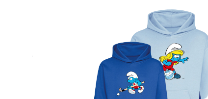 Smurf sweaters and socks
